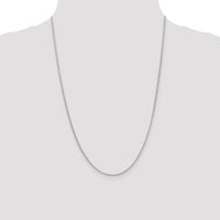 14k White Gold 1.55mm Rolo Pendant Chain-PEN323-24