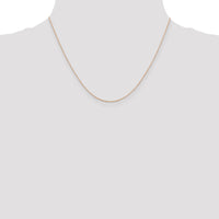 14k Rose Gold .5mm Baby Rope Chain-PEN324-18