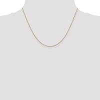 14k .9mm D/C Round Open Link Cable Chain-PEN326-18