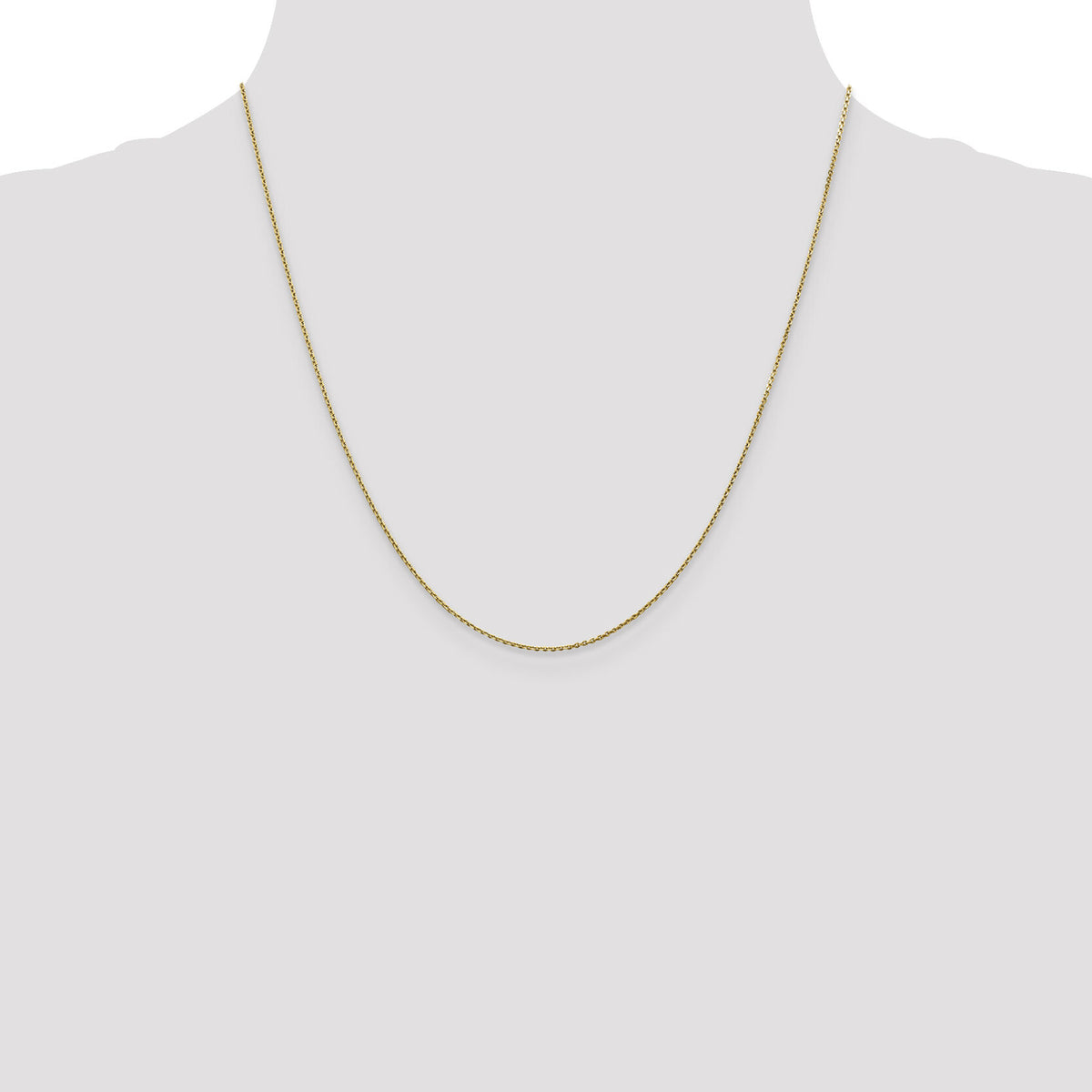14k .9mm D/C Round Open Link Cable Chain-PEN326-20
