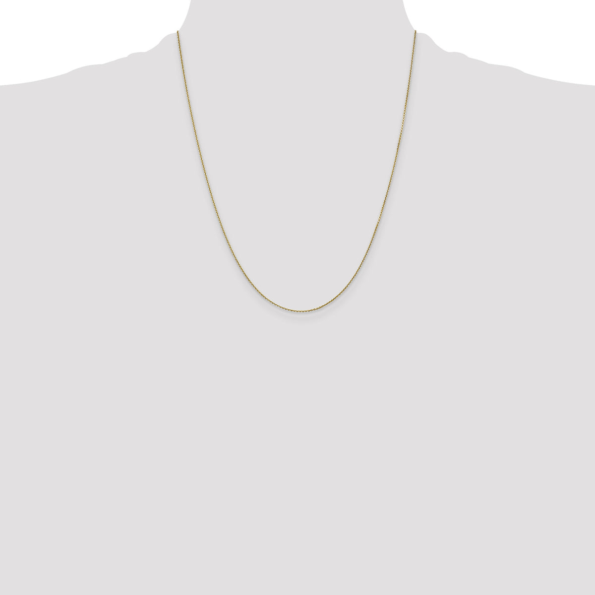 14k .9mm D/C Round Open Link Cable Chain-PEN326-22