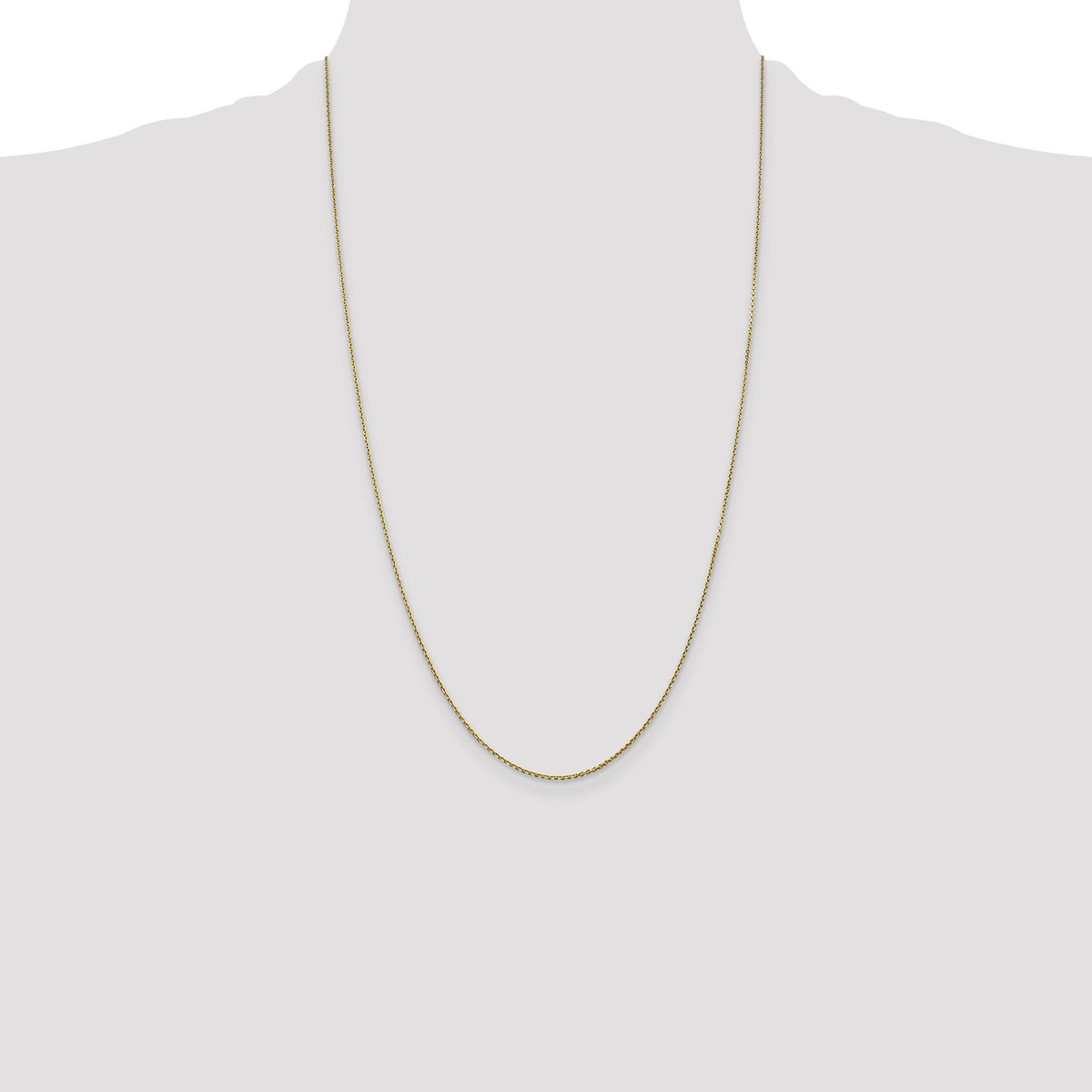 14k .9mm D/C Round Open Link Cable Chain-PEN326-26