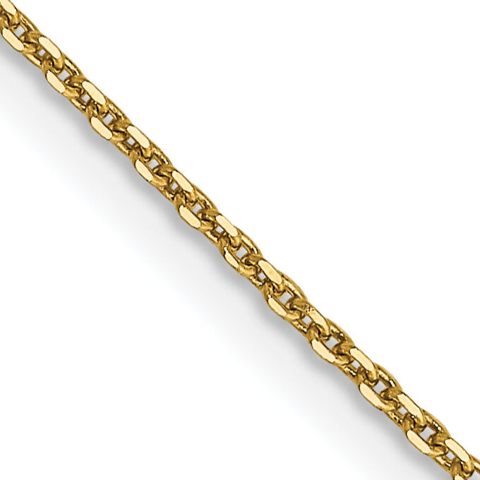 14k .9mm D/C Round Open Link Cable Chain-PEN326-24