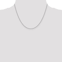 14k White Gold 1.4mm Forzantine Cable Chain-PEN327-18