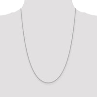 14k White Gold 1.4mm Forzantine Cable Chain-PEN327-24