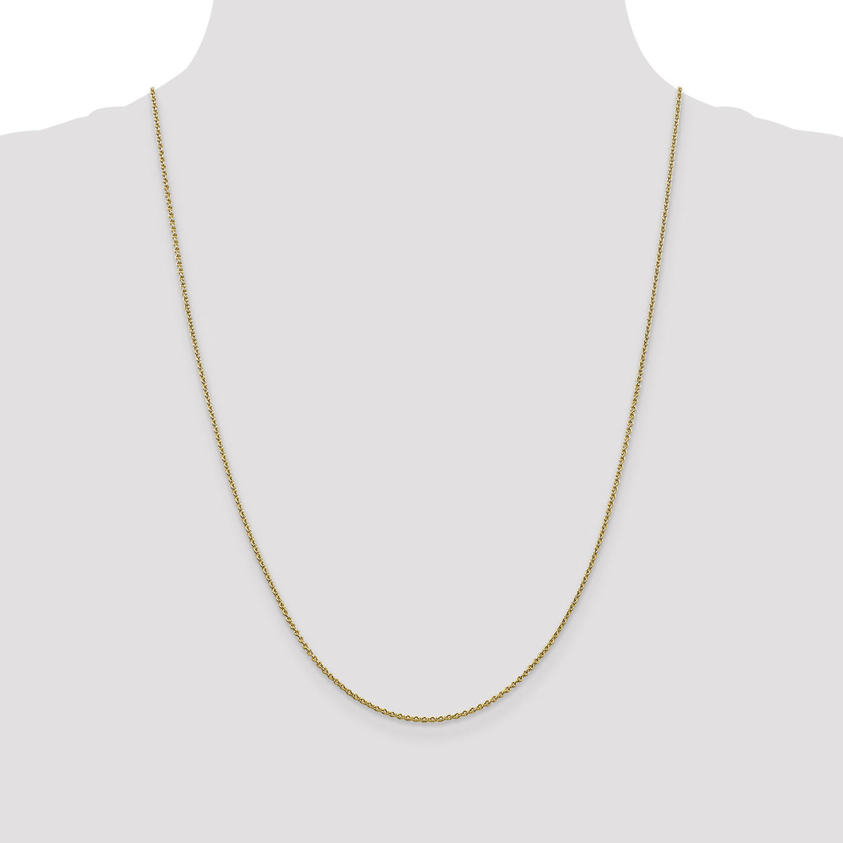 14k 1.4mm Forzantine Cable Chain-PEN328-24