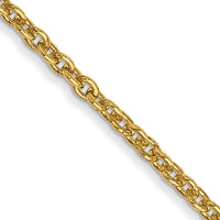 14k 1.4mm Forzantine Cable Chain-PEN328-18