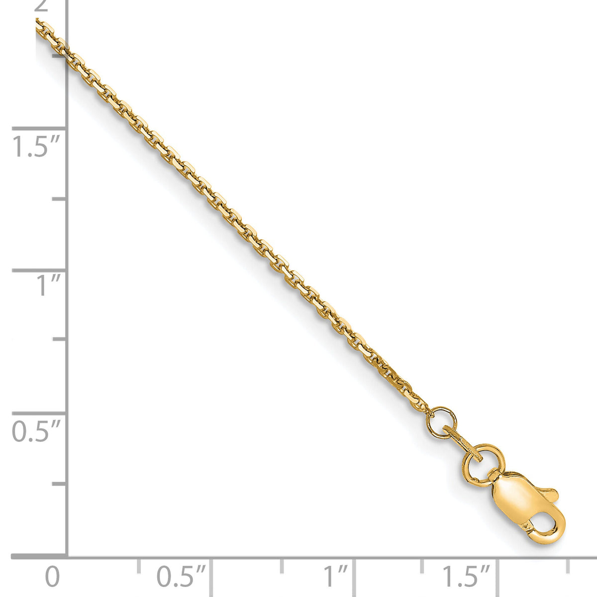 14k 1.2mm D/C Cable Chain-PEN332-9