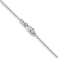 14k White Gold 1.2mm D/C Cable Chain-PEN332W-16