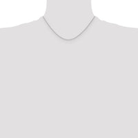 14k White Gold 1.2mm D/C Cable Chain-PEN332W-16