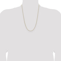 14k 1.5mm Cable Chain-PEN336-24