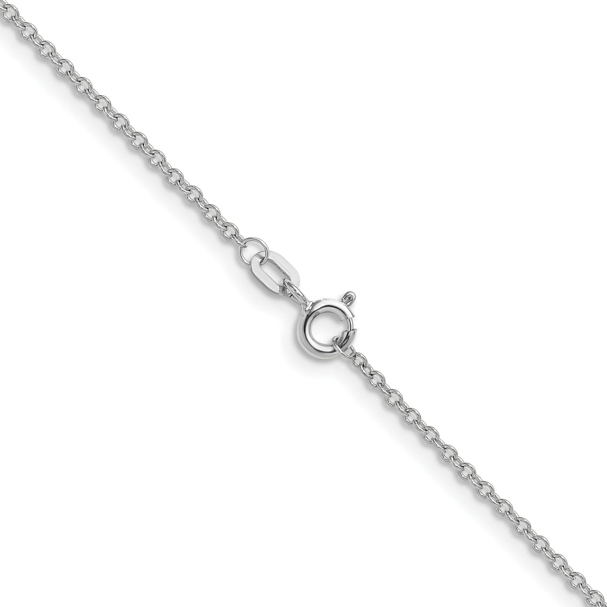 14k White Gold 1.5mm Cable Chain-PEN336W-24