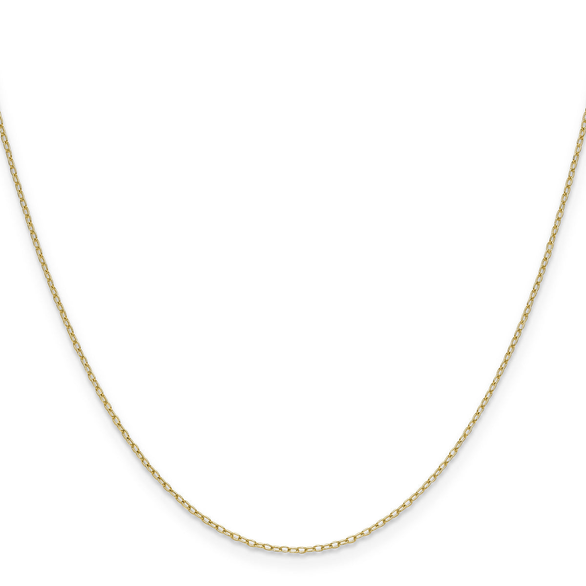 14k .8mm Forzantine Cable Chain-PEN337-16