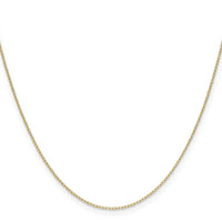 14k .8mm Forzantine Cable Chain-PEN337-24