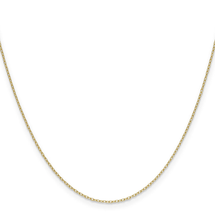 14k .8mm Forzantine Cable Chain-PEN337-24