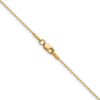 14k .8mm Forzantine Cable Chain-PEN337-22