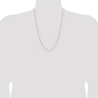 14k .8mm Forzantine Cable Chain-PEN337-24
