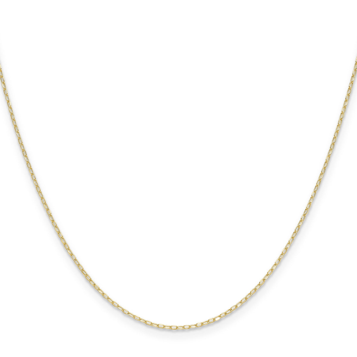 14k .8mm D/C Forzantine Cable Chain-PEN338-20