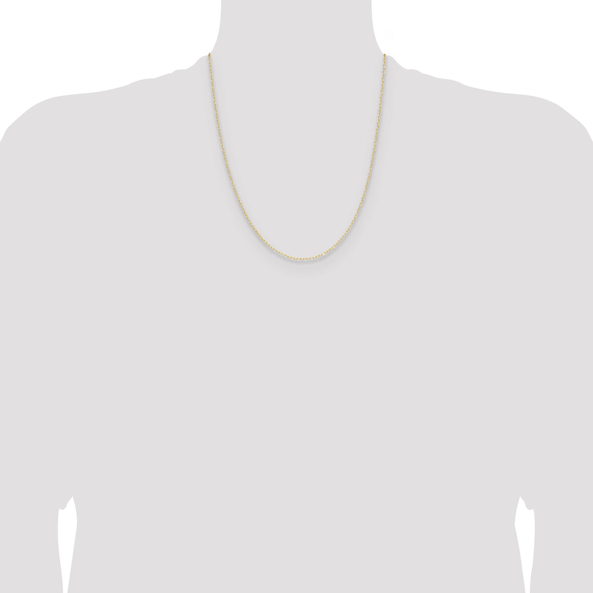 14k .8mm D/C Forzantine Cable Chain-PEN338-22