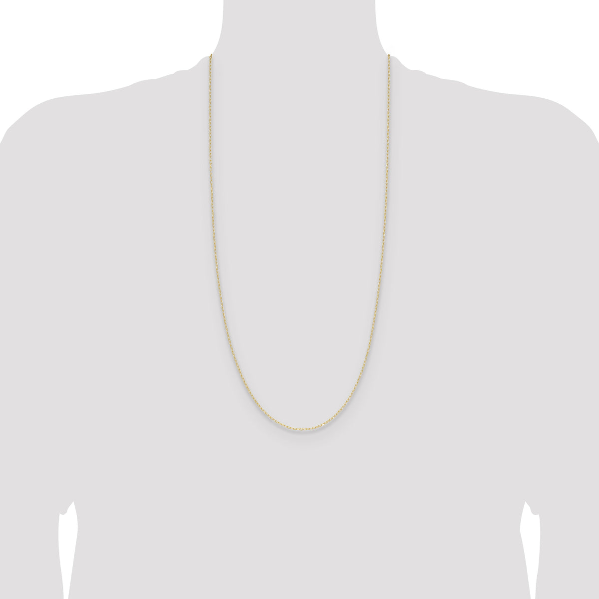14k .8mm D/C Forzantine Cable Chain-PEN338-30