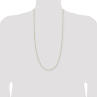 14k .8mm D/C Forzantine Cable Chain-PEN338-30
