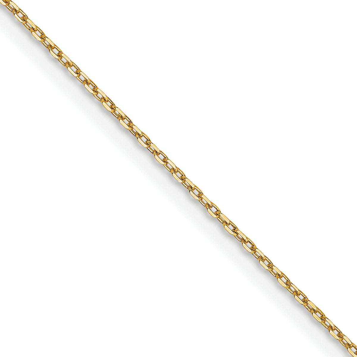 14k .8mm D/C Forzantine Cable Chain-PEN338-30