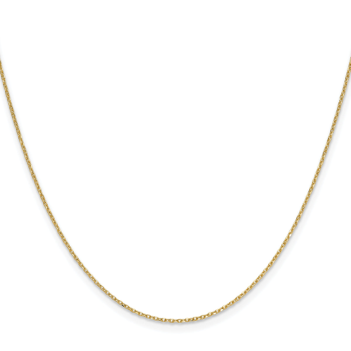 14k 1.0mm D/C Forzantine Cable Chain-PEN339-24