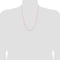 14k 1.0mm D/C Forzantine Cable Chain-PEN339-24