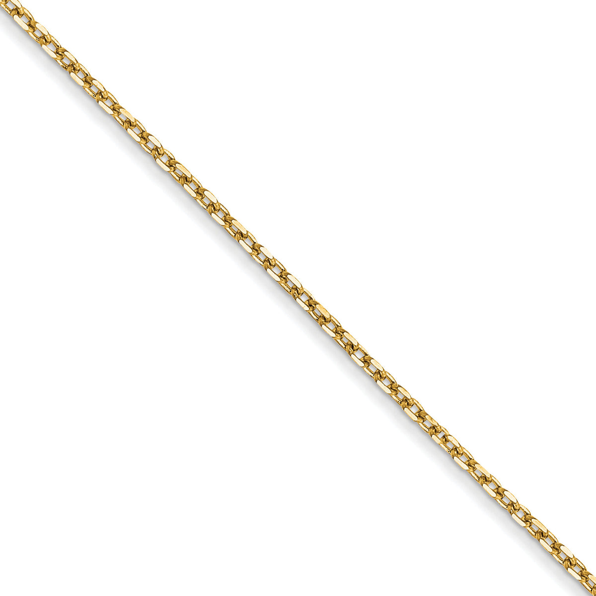 14k 1.0mm D/C Forzantine Cable Chain-PEN339-24