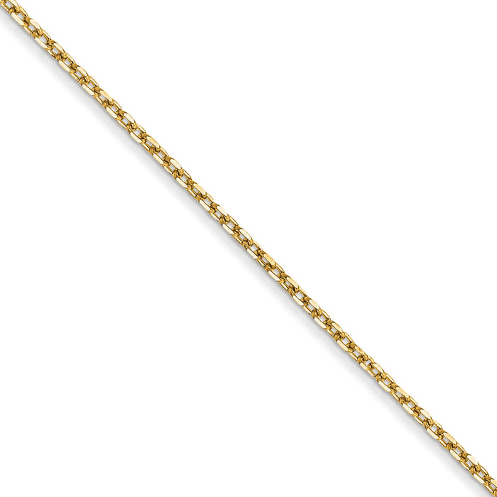 14k 1.0mm D/C Forzantine Cable Chain-PEN339-30