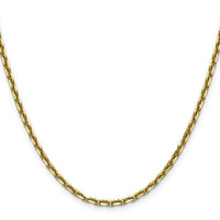 14k 3.25mm D/C French Link Chain-PEN345-30