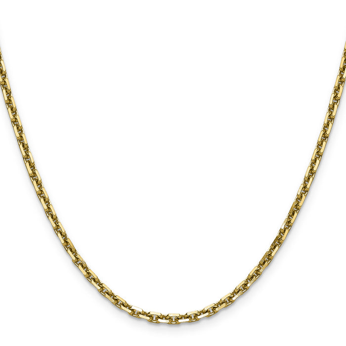 14k 3.25mm D/C French Link Chain-PEN345-30