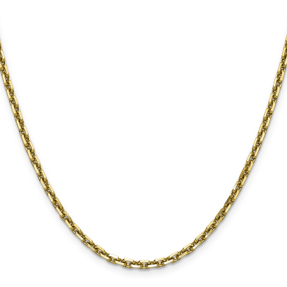 14k 3.25mm D/C French Link Chain-PEN345-24