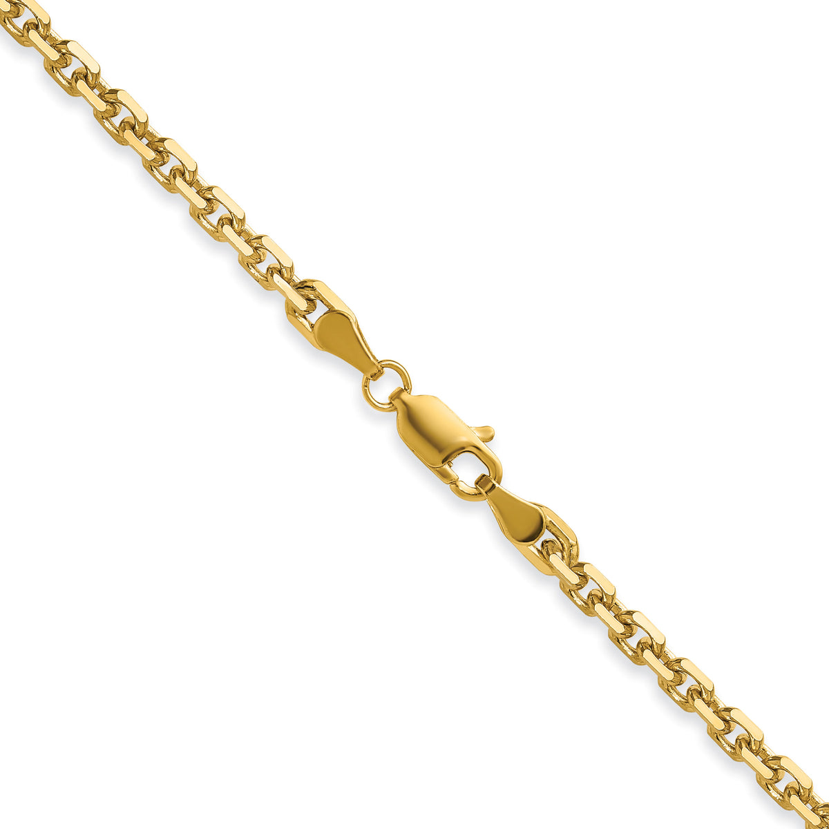 14k 3.25mm D/C French Link Chain-PEN345-30