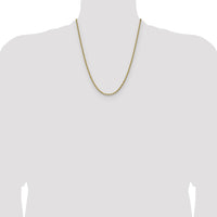 14k 3.25mm D/C French Link Chain-PEN345-22