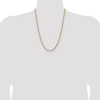 14k 3.25mm D/C French Link Chain-PEN345-24