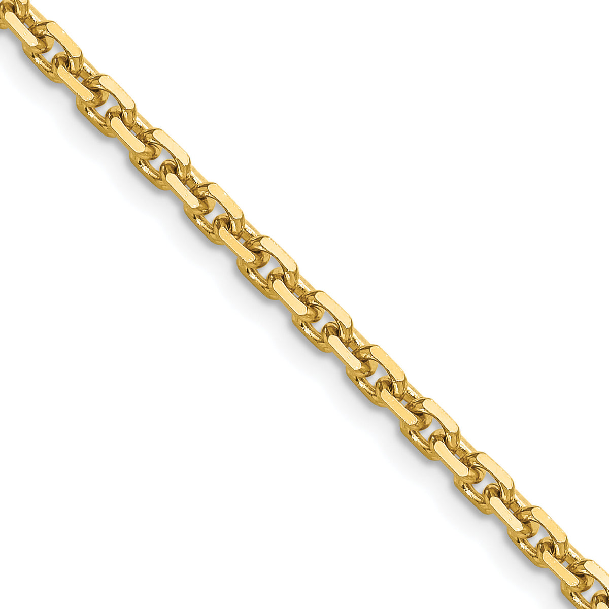 14k 3.25mm D/C French Link Chain-PEN345-20