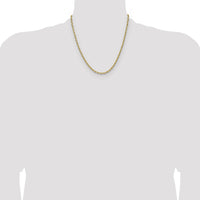 14k 3.90mm D/C French Link Chain-PEN346-20