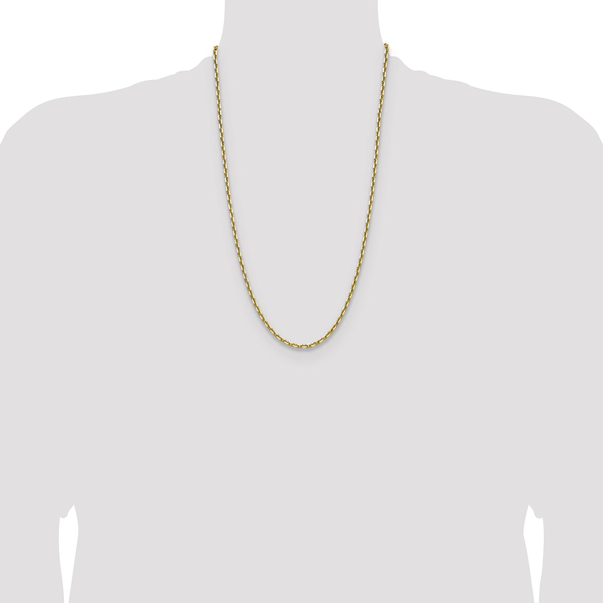 14k 3.90mm D/C French Link Chain-PEN346-26