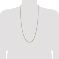 14k 3.90mm D/C French Link Chain-PEN346-30