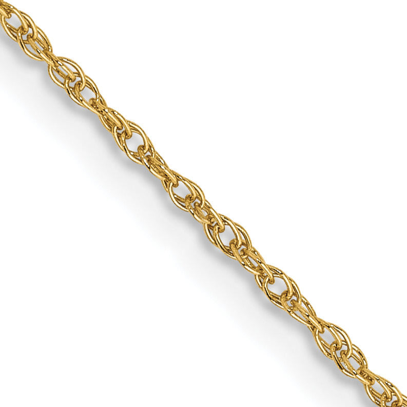 14k .8mm Light-Baby Rope Chain-PEN3-22