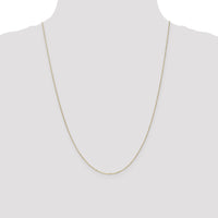 14k .8mm D/C Cable with Spring Ring Clasp Chain-PEN41-24