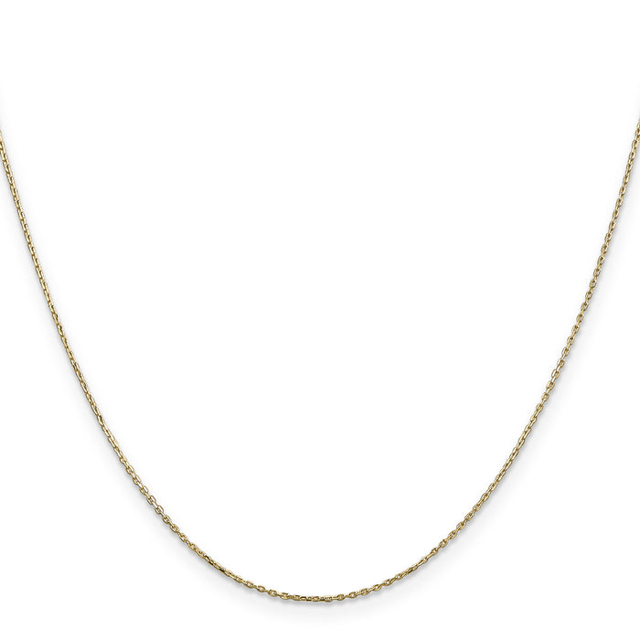 14k .8mm D/C Cable with Lobster Clasp Chain-PEN41L-22
