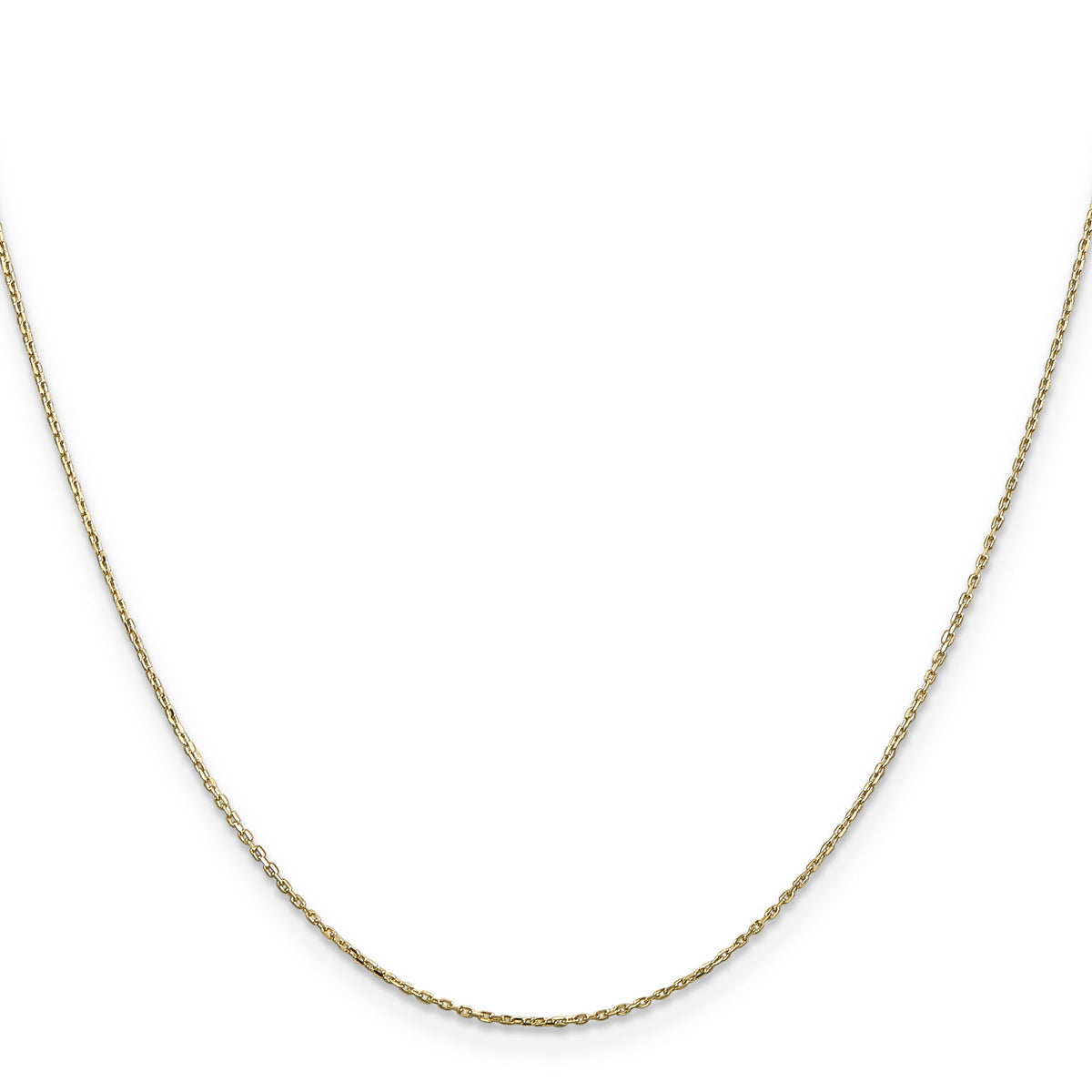 14k .8mm D/C Cable with Lobster Clasp Chain-PEN41L-18