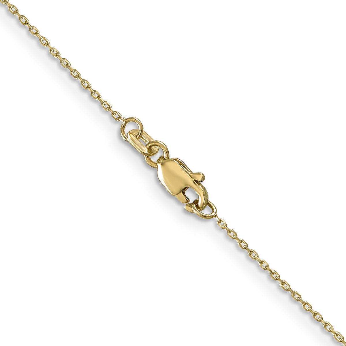 14k .8mm D/C Cable with Lobster Clasp Chain-PEN41L-18