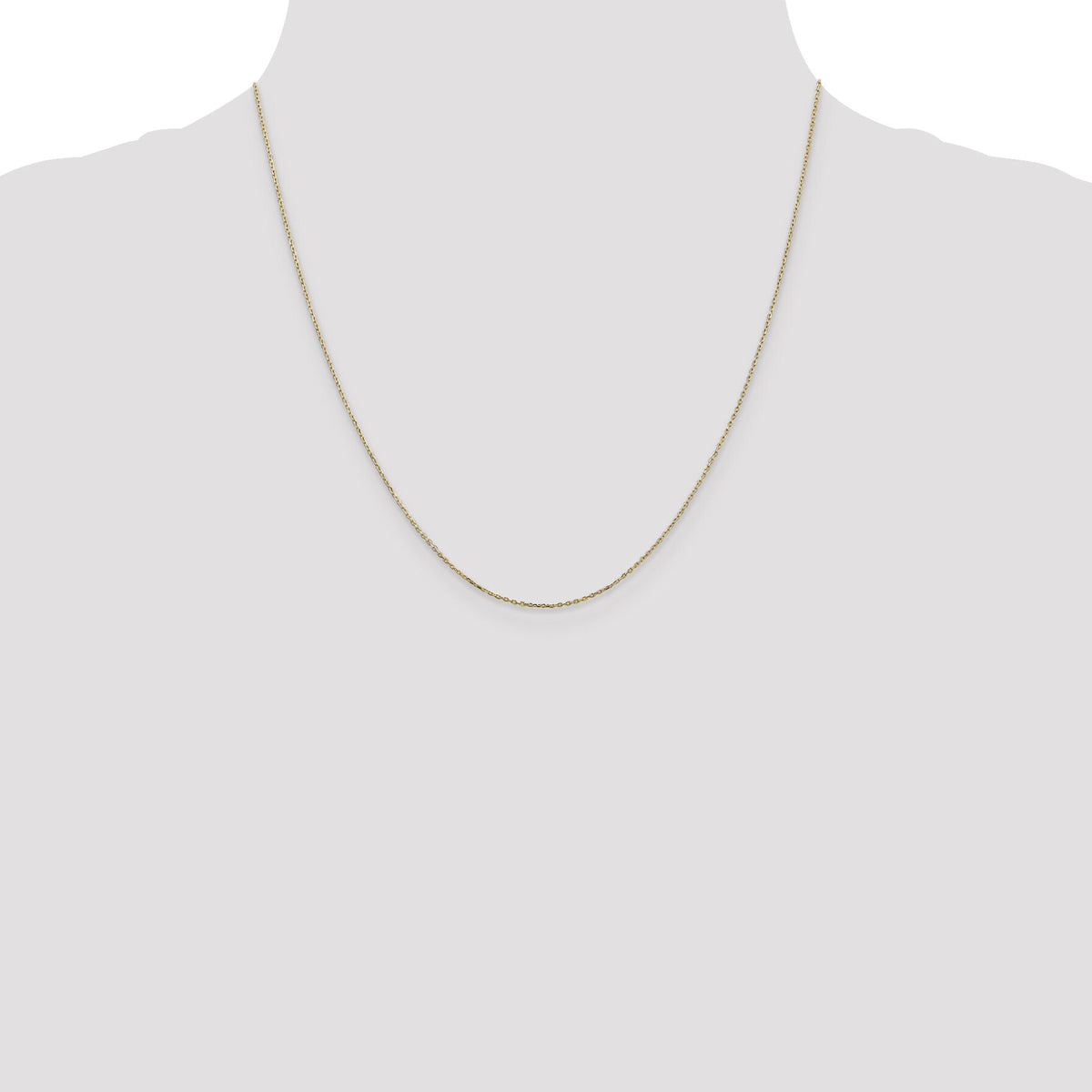 14k .8mm D/C Cable with Lobster Clasp Chain-PEN41L-20