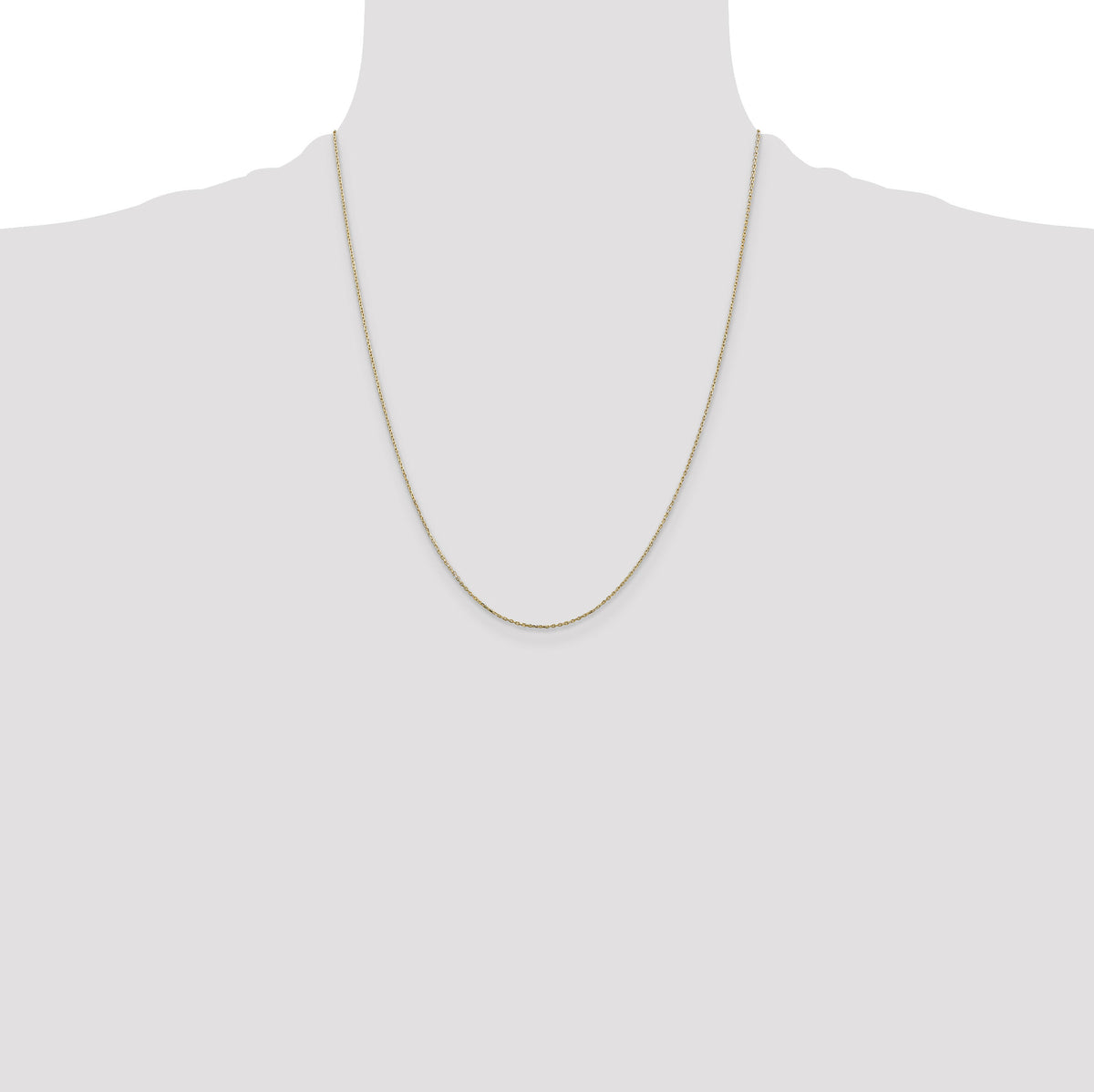14k .8mm D/C Cable with Lobster Clasp Chain-PEN41L-22