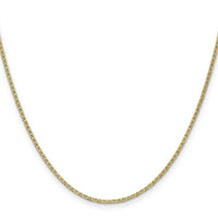 14k 1.5mm Lightweight Flat Anchor Link Pendant Chain-PEN50-16
