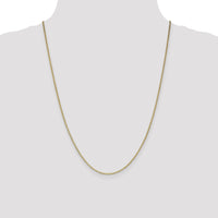 14k 1.5mm Lightweight Flat Anchor Link Pendant Chain-PEN50-24