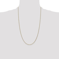 14k 1mm Round Open Link Cable Chain-PEN53-26